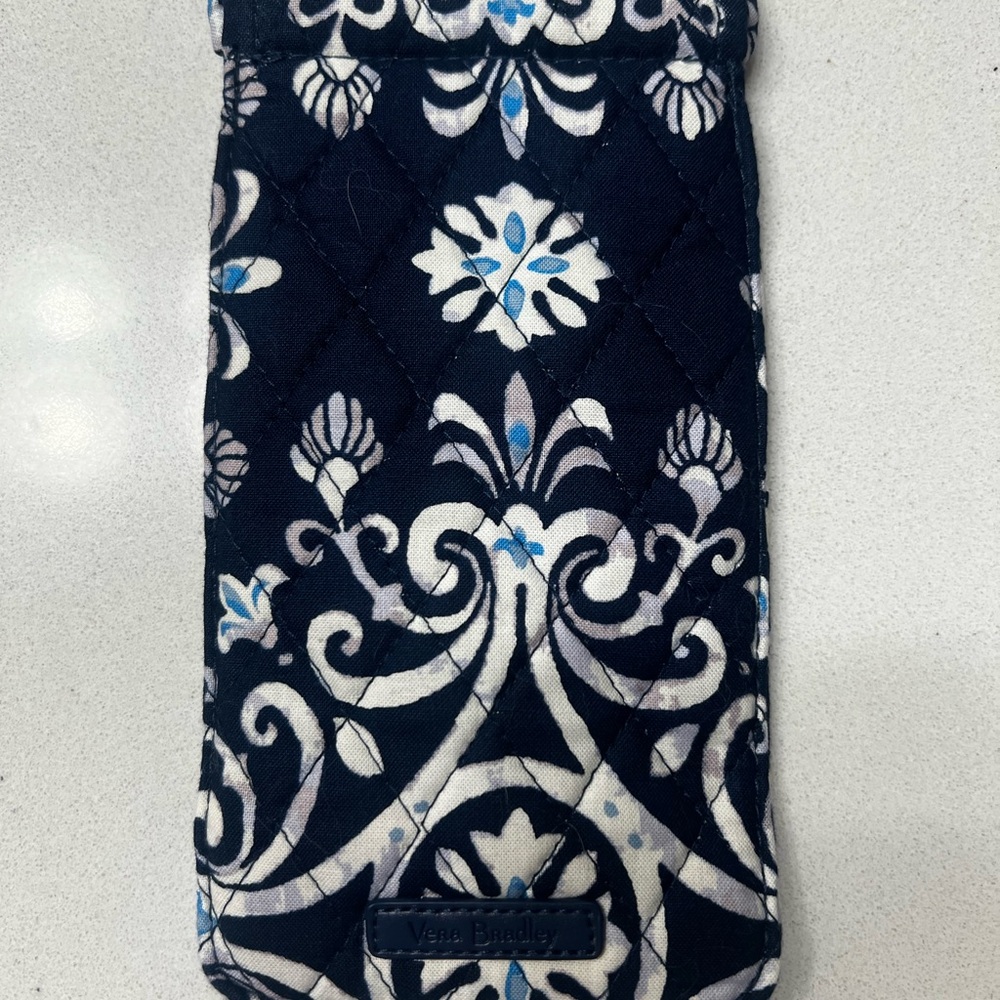 Vera Bradley Blue and White Glasses Case